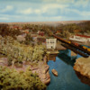 Minirama Postcard - Dells, Bridge and Dam
