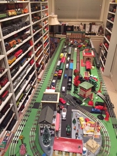 End view of layout
