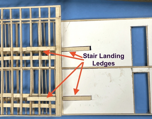RH Stair Landing Ledges