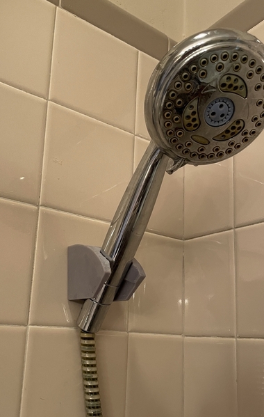 Shower Clamp Installed