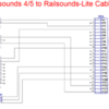 Railsounds 4-5 to Railsounds-Lite Cable