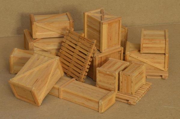crates and pallets