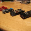 IMG_4365: Row of 1/43"Batmobiles