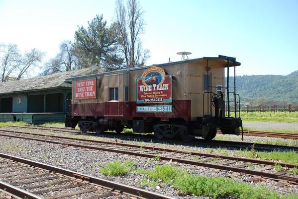 Wine Train Caboose in Rutherford 032809