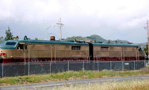 Napa Valley Wine Train Locomotives 71 and 73