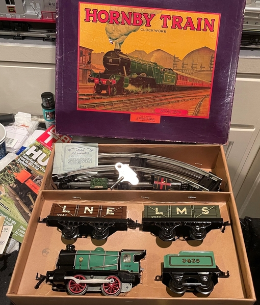 Hornby M1 Goods Train set box