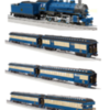 Blue Comet Consist: Featuring a Legacy engine &amp; 6 woodside cars