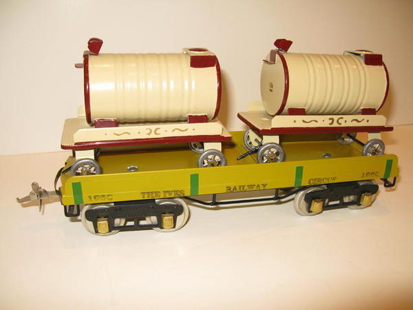 Osisek Shops Ives Circus Train Water Wagons Flatcar 001