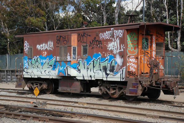 SSF UP Yard SP Caboose #4669 August 20133 #7-2
