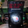 zw voltmeter start-up 2: Powered up showing the missing top and no readout on the amps on channel A
