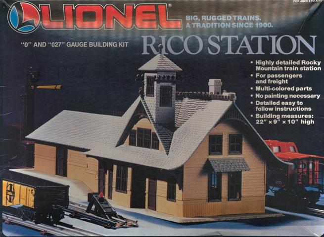 Lionel 6-2709 Rico Station Building Kit O O27 Gauge for sale online 