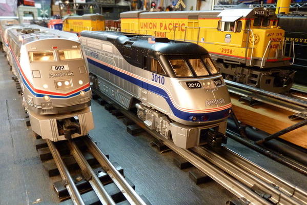 amtrak model train set o scale