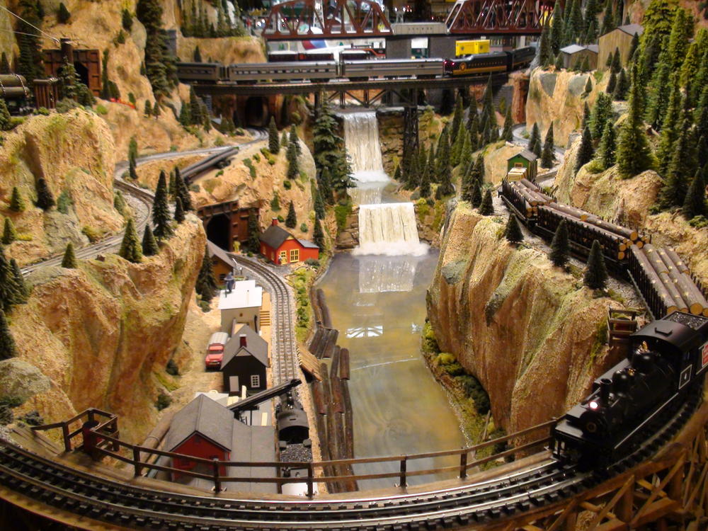 o gauge model train scenery
