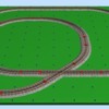 REALTRAX LAYOUT WITH 45 CROSSOVER 3D