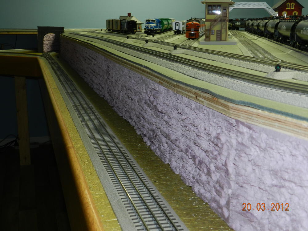 O Scale Layout, Experimenting with Foam instead of traditional construction  material and methods! 