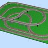LIONEL FASTRACK O-36 LAYOUT
