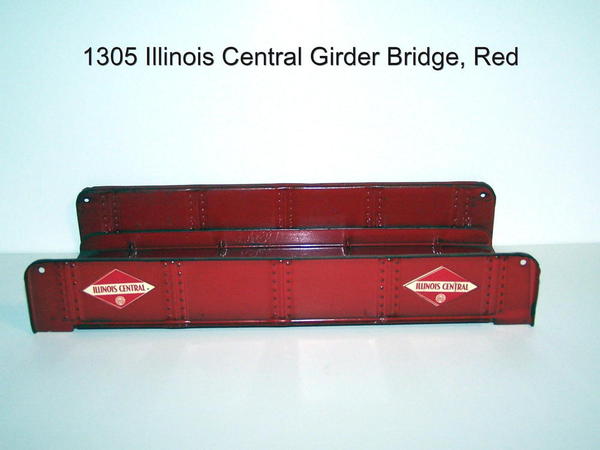 1305 Illinois Central Girder Bridge, Red