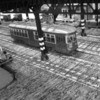 IMG_2061: Brooklyn B&amp;QT Peter Witt trolley passes cross street under EL Station