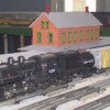 UP 3rd rail mike with cattle cars