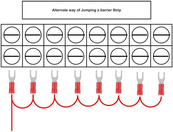 Alternate Jumnper for barrier strip