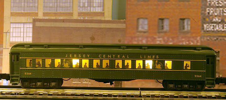 CRR of NJ Style HO Scale Passenger Car Lettering Jersey Central Lines 1-06 A
