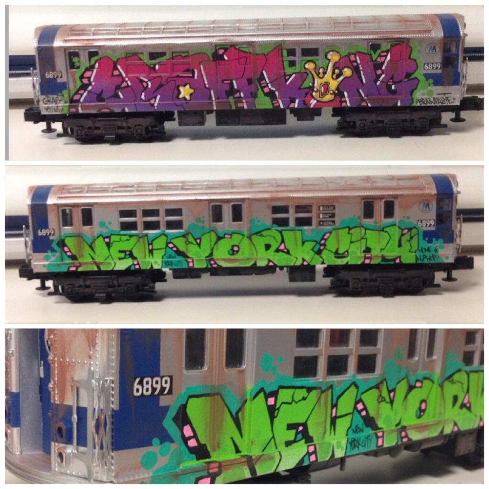 Graffiti NYC subway cars | O Gauge Railroading On Line Forum