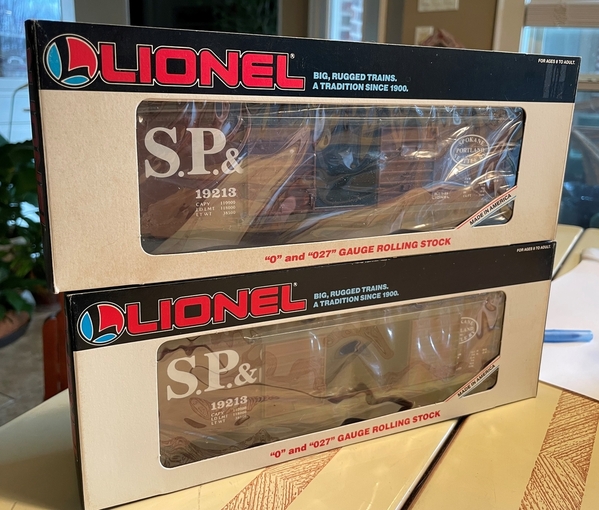 Lionel SP&S two boxes