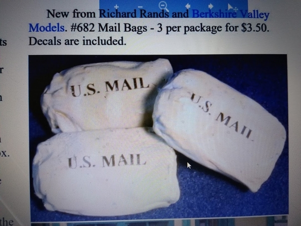 NP NCL RPO mail bags