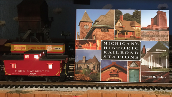 1 Book cover Michigan RR Stations