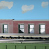 Ameri-Towne Flat Structure with Amtrak F40PH