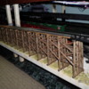black 14 inch deck bridge: 18" black deck bridge to right of the timberwork
