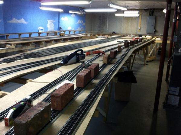 Gluing down the tracks 2