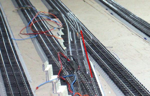 Gluing down the tracks 3