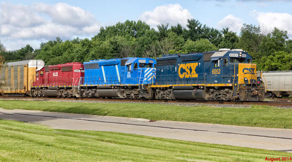 CSX 6052 and 2 Leased