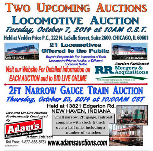 Two Upcoming Auctions