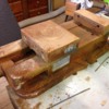 Before: Rusted vise