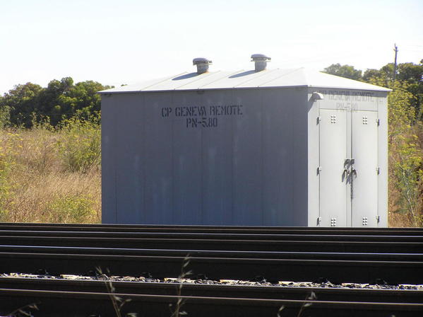 Caltrain Remote shed near Bayshore Station August 2007
