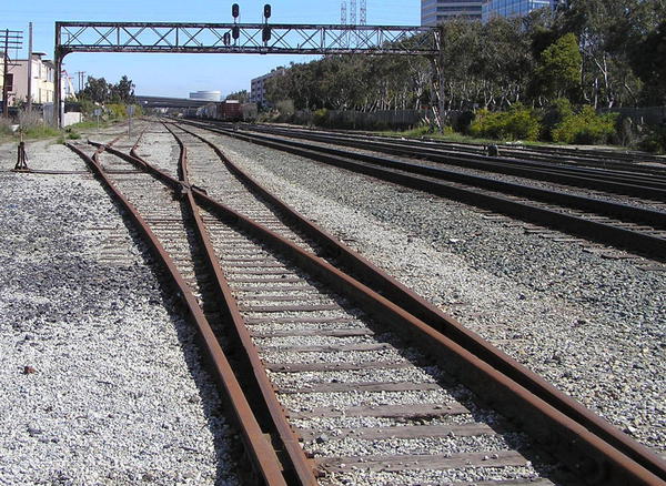 Old and New Tracks at the SSF Yard 032808