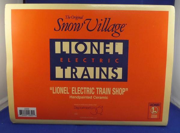 Lionel Electric Train Shop box from Allied Models 1998 02202
