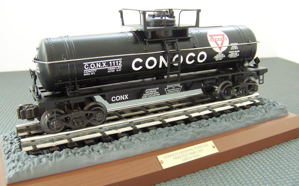 Details about   Conoco Riveted Tank Car Circa 1934 1994 Collector Series #9 K-Line BRAND NEW 