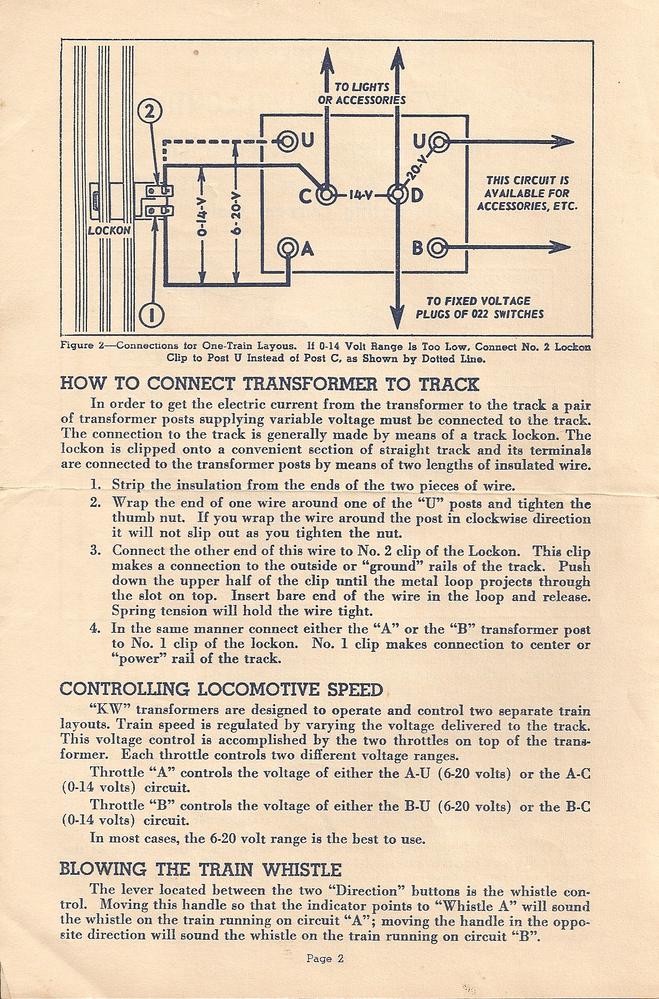 Copy of Lionel RW Transformer Instructions AND Service and Repair Manual 