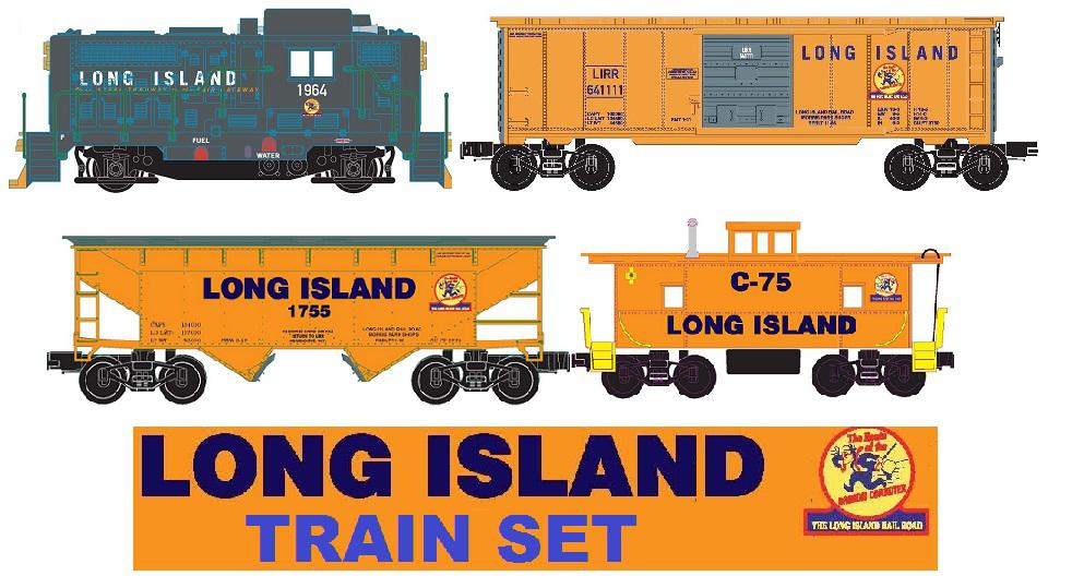 NEW Limited Edition LONG ISLAND RR 'Dashing Dan' Train Set O Gauge