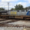 CSX 5015 AC6000CW   CW 60AC GE Locomotive Train Engine CSXT Railroad Cordele Georgia NS Norfolk Southern Railroad Diamonds