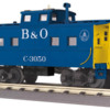 b&amp;o steel caboose c-3050 30-77235