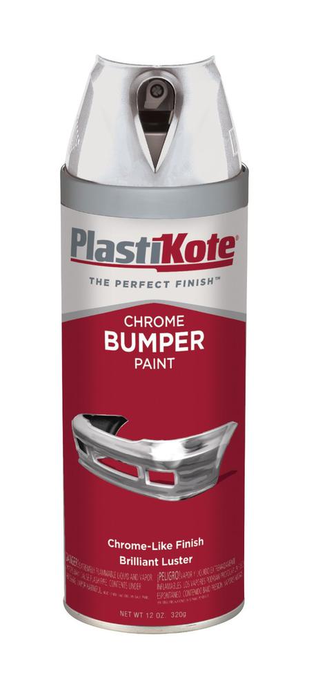 Vintage Plasti-Kote Bumper Chrome 615 Spray Paint Can Chromelike Finish  12oz NOS