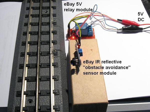 ogr ir reflector and 5v relay module
