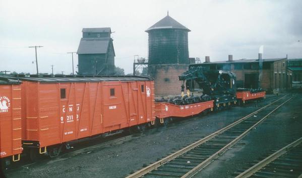 CNJ Ashley Service Train-circa 1954 photo