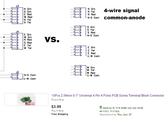 4-wire connectors