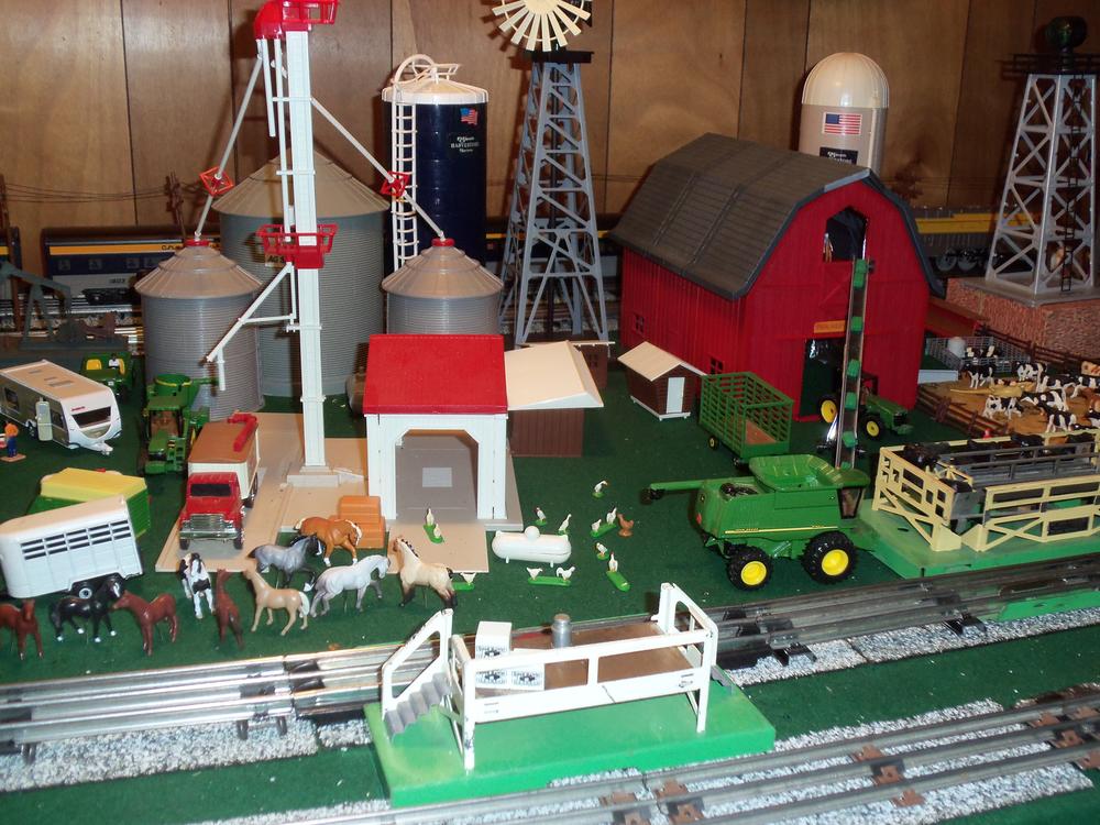 1/64 Ertl Farm Country sitting jockey figurine custom train display 