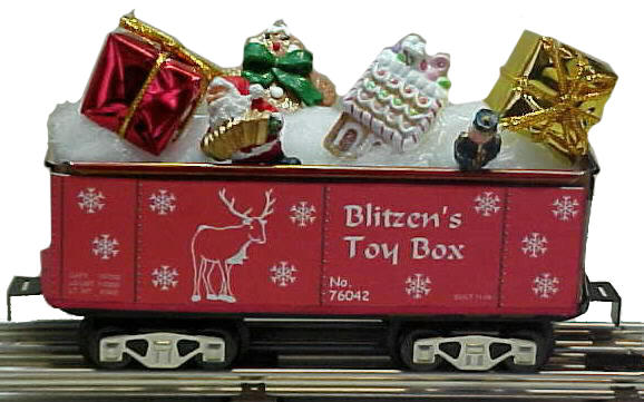 Marx 76042 Blitzen's Toy Box red